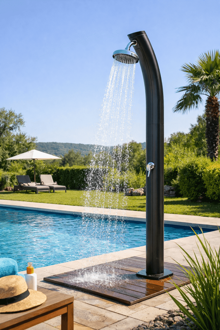 Douche solaire piscine : comment choisir le bon modèle