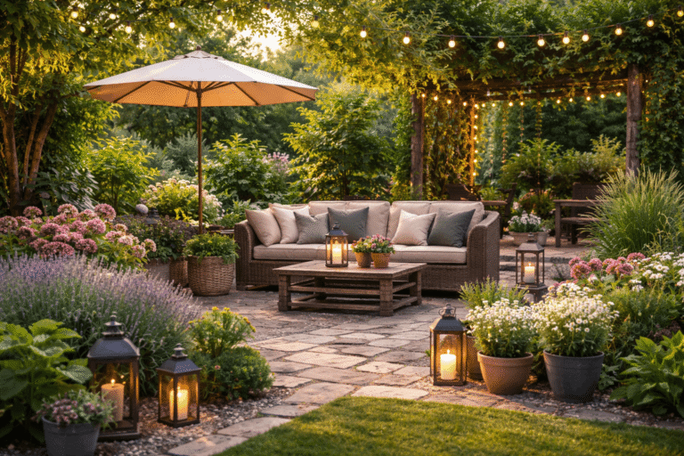 Décoration jardin extérieur : idées simples pour un jardin plus net