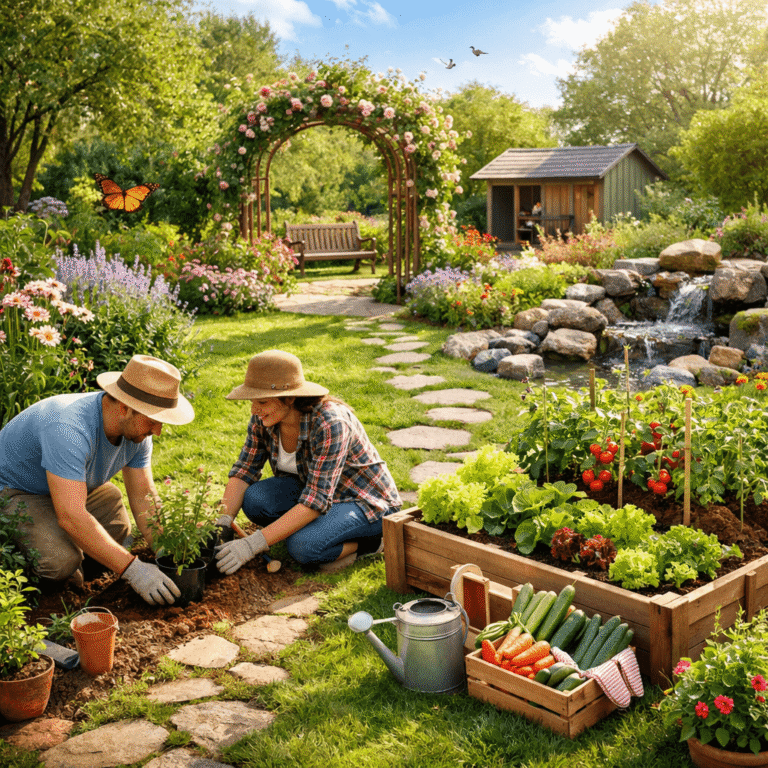 Comment créer un jardin : méthode simple pour partir de zéro
