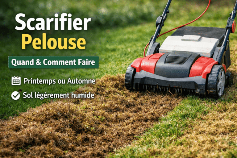 Scarifier pelouse : quand et comment faire pour un gazon plus dense