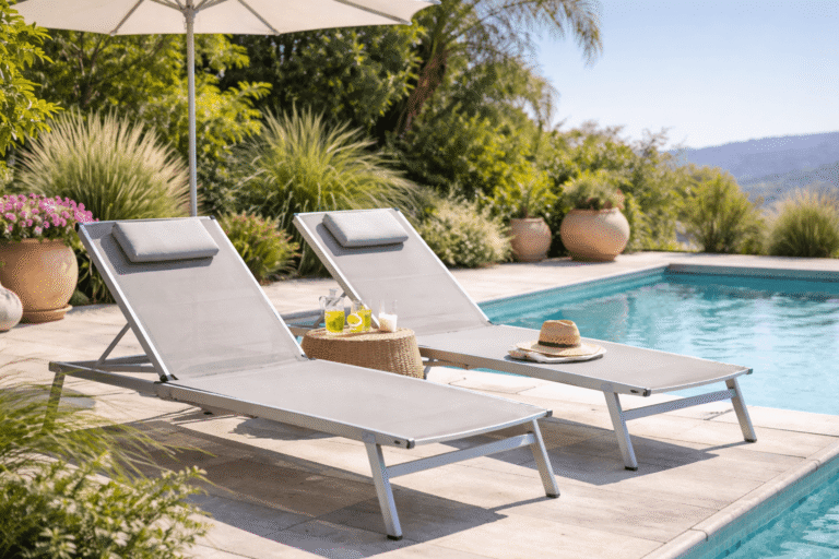Transat piscine : comment choisir un modèle confortable et adapté