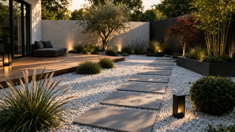 10 idées de jardin minimaliste modernes pour un extérieur propre et structuré