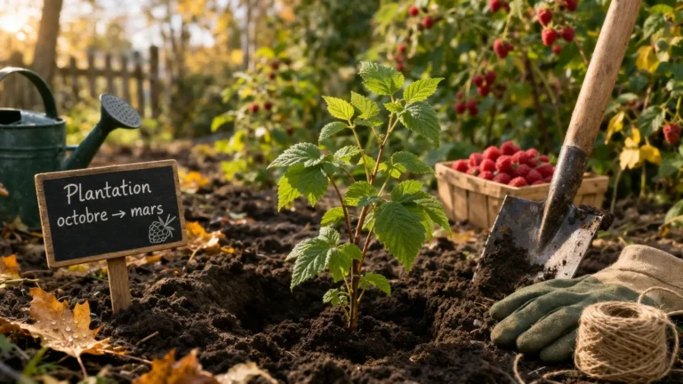 Quand planter un framboisier : la meilleure période pour bien démarrer