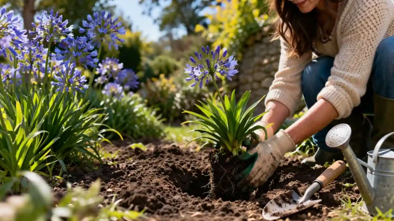 Planter une agapanthe : le bon moment, le bon geste, et les erreurs qui bloquent la floraison 🌿